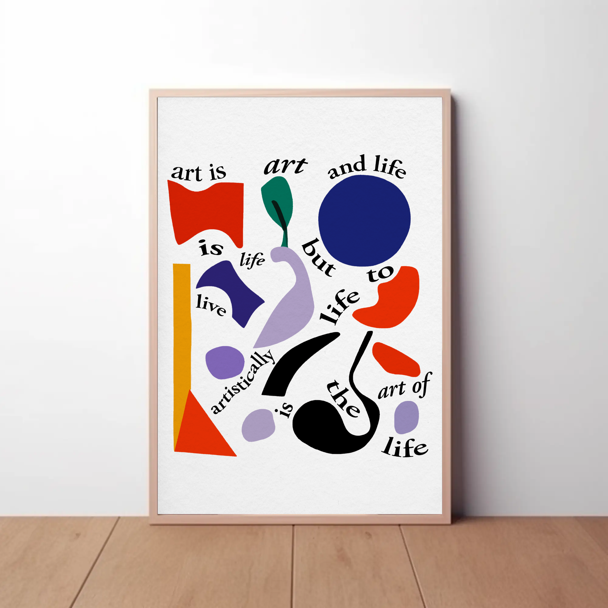 Kunst des Lebens Druck