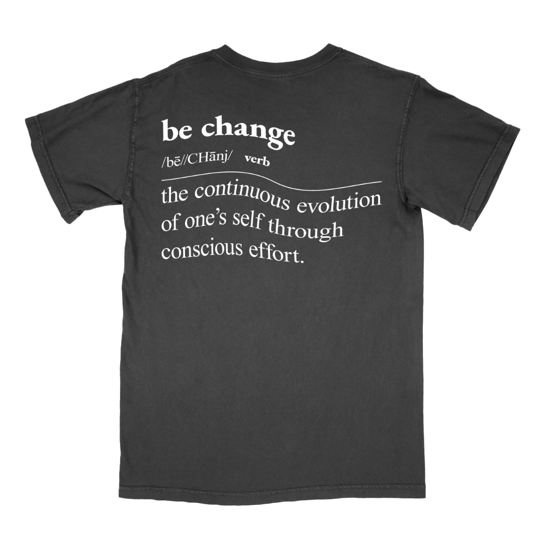 Be Change Definition Tee Back/Black