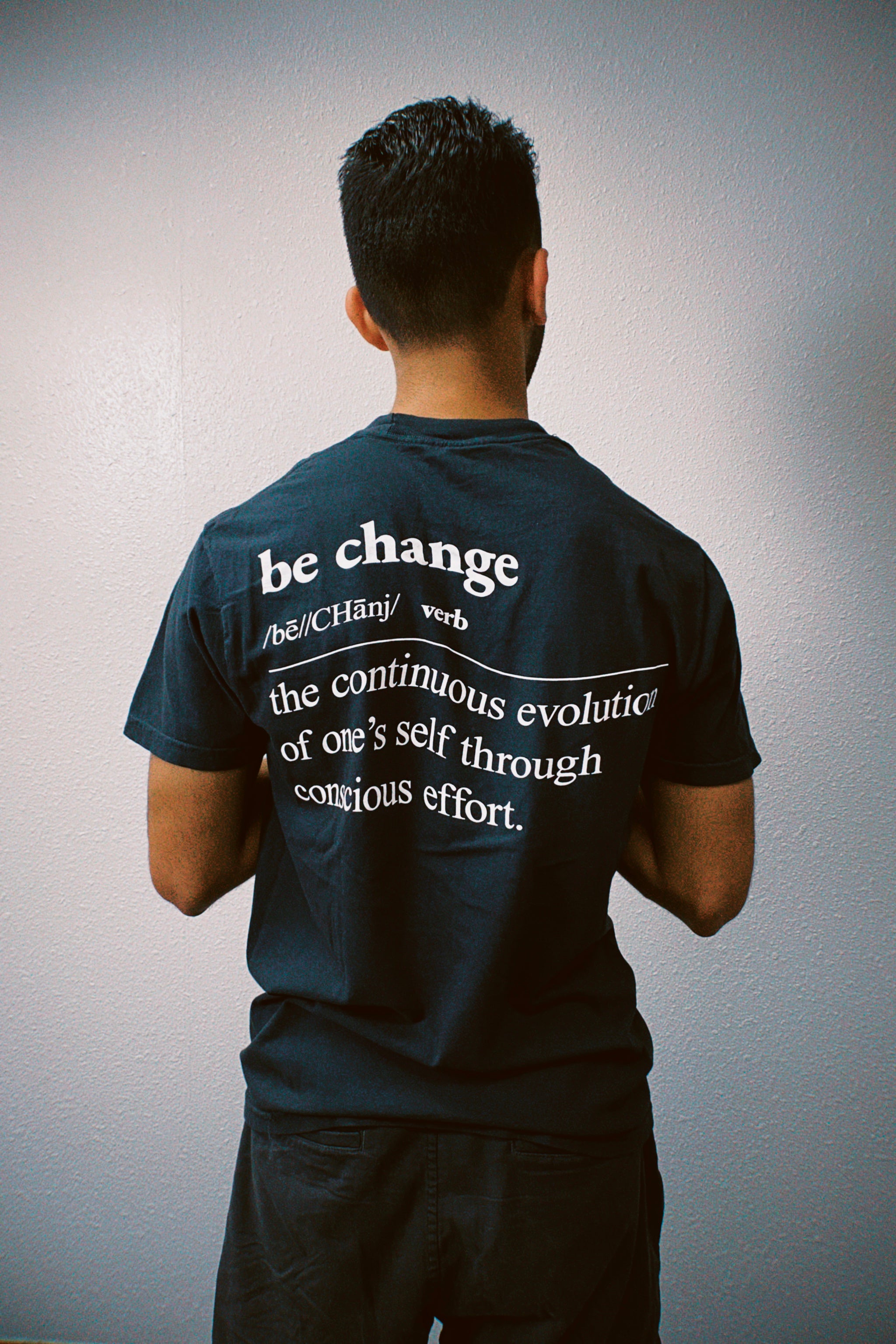 Be Change Definition Tee Back/Black